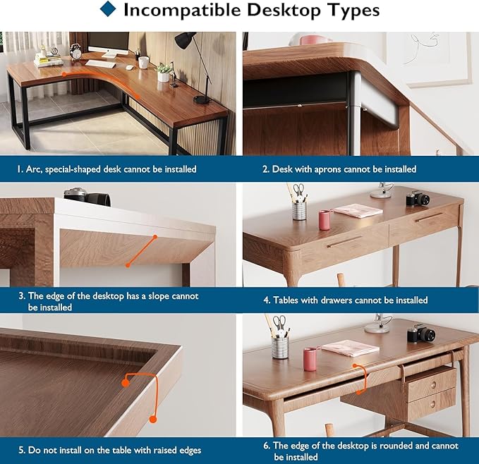 BONTEC Keyboard Tray Under Desk, Pull Out Keyboard & Mouse Tray with C-clamp, 25.6 Excluding Clamps (30 Including Clamps) x 11.8 Inch Steady Slide-Out Computer Drawer for Typing, Black
