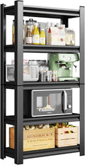5-Tier Metal Storage Shelves,Adjustable Heavy Duty Shelving Units,Kitchen Shelves Organizer,2750 LBS,Standing Shelf for Pantry Garage Laundry Room (59" H*31.5" W*13.8" D)