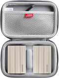 Hermitshell Hard Travel Case for Samsung T7 Shield 2TB / 1TB / 4TB, Portable SSD, USB 3.2 Gen2 External Solid State Drive (Grey, Case for 2 Hard Drives)