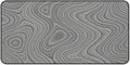Brushed Metal Texture Desk Mat - Extended Mouse Pad & Desk Pad, Neoprene Surface, Non-Slip Rubber Base, Stitched Edges, Desk Protector for Keyboard & Mouse, Sizes 12x18/12x22/16x32 (Damascus, 16x32)