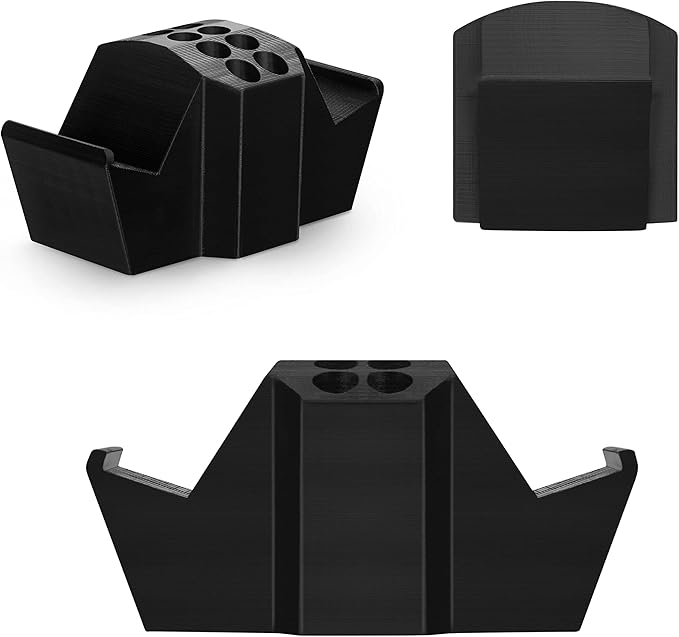 Game Controller Holder & Desktop Pen Organizer Stand With Ten Slots for Pens, Pencils, Stationery, Craft Tools & More - Universal Design for PS5 XBOX SERIES X ONE PS4 SWITCH PC Gamepads - D05 - Black