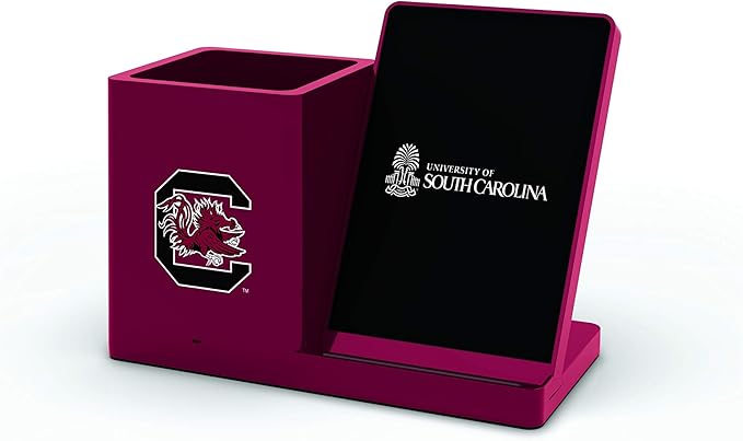 SOAR NCAA Unisex Cell Phone Wireless Charging Stand and Desktop Organizer
