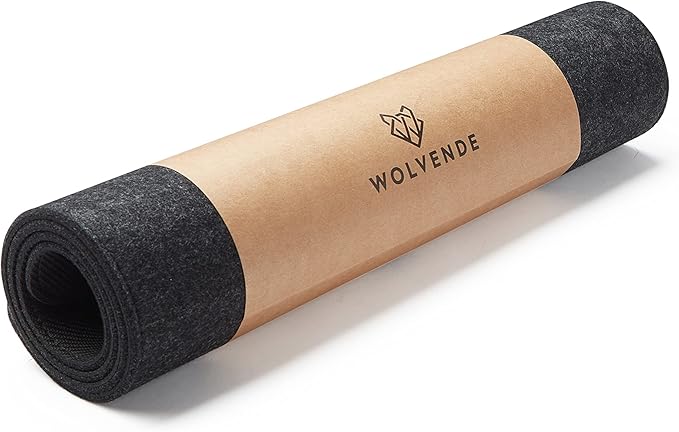 Premium Felt Desk Mat | Medium 12" x 36" | Multifunctional Desk Pad for Home Office | Dark Gray
