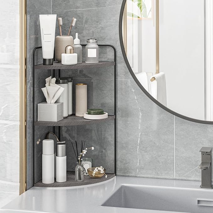 Bathroom Counter Organizer,Countertop Organizer,Vanity Organizers,Bathroom Storage,Bathroom Sink Organizers,Counter Shelf,Corner Counter,Corner Shelves