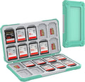 HEIYING Memory Card Case for SD/TF Cards,Portable SD Card Holder Storage Case Compatible with 20 SDXC SDHC and 20 TF Cards Slots