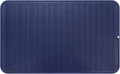 Silicone Dish Drying Mat for Multiple Usage,Easy clean,Eco-friendly,Heat-resistant Silicone Mat for Kitchen Counter or Sink,Refrigerator or Drawer Liner Navy Blue 3XL 28 inches x 18 inches
