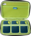 Anleo Hard Travel Case for SanDisk 500GB / 250GB / 1TB / 2TB Extreme Portable SSD (Black+Monterey, Case for 3 Hard Drives)