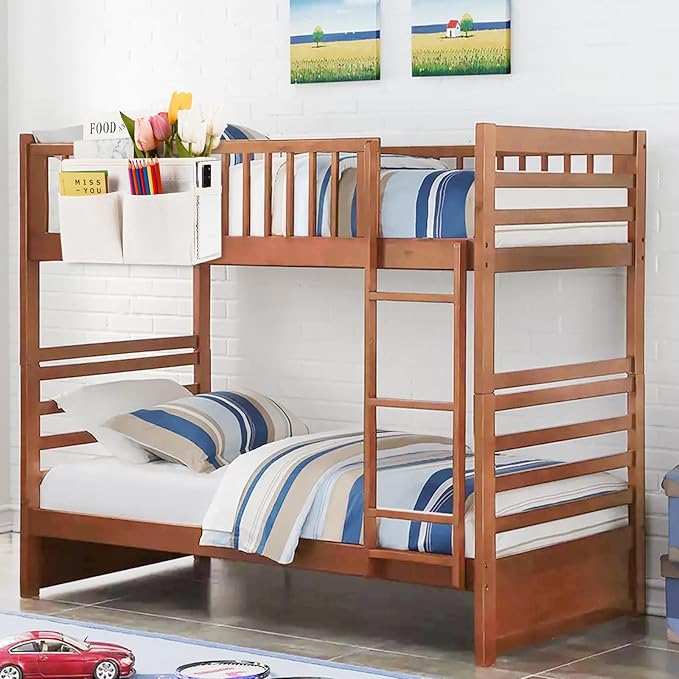 Bedside Caddy White Bedside Hanging Storage Basket Bed Caddy for Headboards Bunk Dorm Rooms Crib Beds Rails Organizer (White)