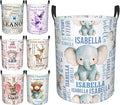Custom Name Laundry Hamper, Personalized Laundry Baskets with Name for Boys Girls Women Men, Customized Collapsible Dirty Clothes Hamper Easy Storage Gifts for Bedroom Bathroom Living Room