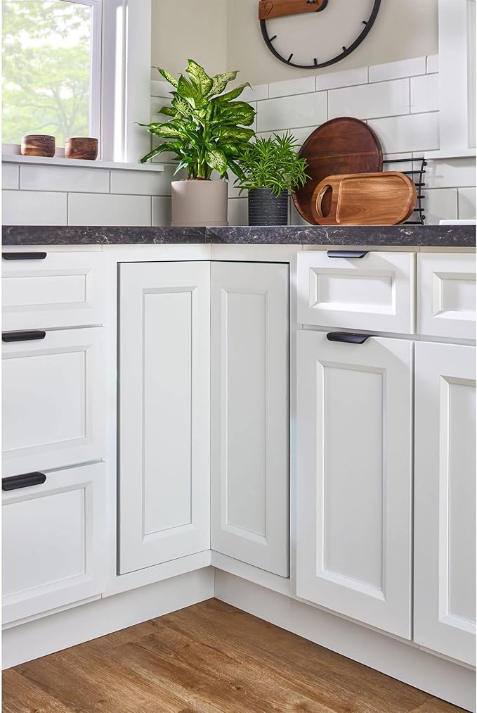 Rev-A-Shelf 24" Pie-Cut Lazy Susans 2-Shelf, White