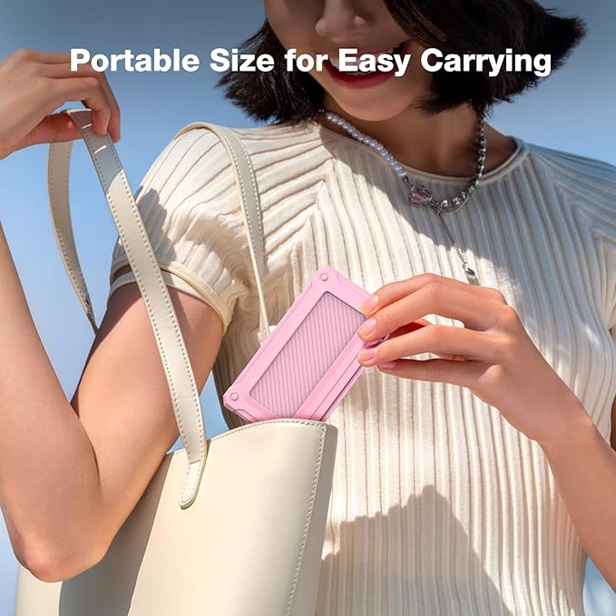 HEIYING Memory Card Case for SD/TF Cards,Portable SD Card Holder Storage Case Compatible with 20 SDXC SDHC and 20 TF Cards Slots