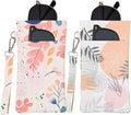 Double Eyeglass Case Soft Dual Glasses Case for Women Men Travel Squeeze Top Sunglasses Cases Eyeglasses Pouch