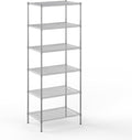 24" Deep x 36" Wide x 96" Height Wire Shelving Kit | 6-Tier | NSF Commercial Storage Rack Unit