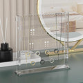 Coward Acrylic Jewelry Holder Stand, Tabletop Necklace Earring Ring Jewelry Easel Display,Tabletop Earring Jewelry Holder Organizer for Home Use (5layer)