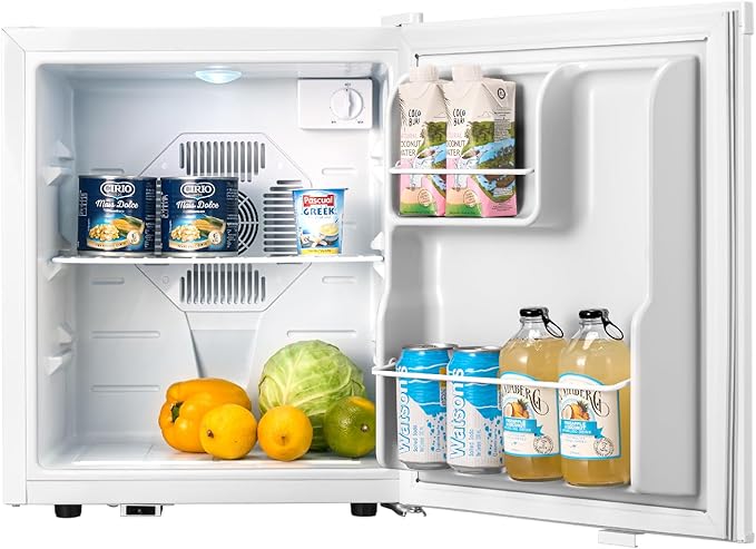 Mini Fridge & Cooler - 38 Liter Small Fridge for Bedroom, 38-72℉ Small Refrigerator for Office, Home, Apartment, Thermoelectric Electric Cooler for Skincare, Food, Drinks(1.34 cu.ft)
