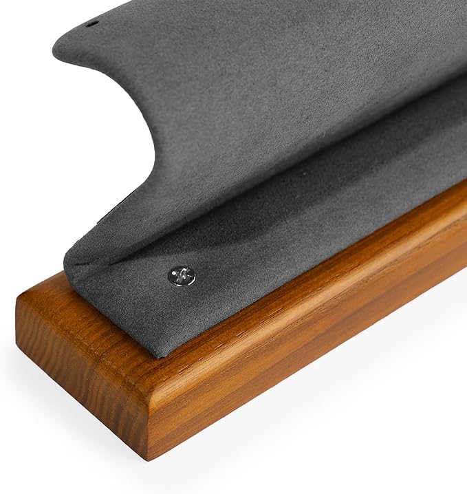 Solid Wood Jewelry Earrings Display Stand Small Jewelry Display for Long Earrings(Grey)