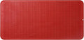 Silicone Dish Drying Mat for Multiple Usage,Easy clean,Eco-friendly,Heat-resistant Silicone Mat for Kitchen Counter or Sink,Refrigerator or Drawer Liner Red 5XL 36inches x 18inches