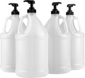 Kitchentoolz 1-Gallon Plastic Jug with Pump Dispenser - Ideal for Epoxy Resin, Laundry Detergent, Liquid Soap, Snow Cone Syrup, Batter