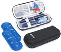 YOUSHARES Insulin Cooler Travel Case TSA Approved - Portable Medication Cooler for Travel and Daily Life, Diabetic Travel Case with 2 Ice Packs