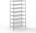24" Deep x 42" Wide x 86" Height Wire Shelving Kit | 8-Tier | NSF Commercial Storage Rack Unit