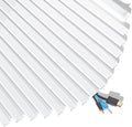 Yecaye 235in Wall Cord Hider for 2-3 Cords, On-Wall Cord Cover Channel, Long Cable Concealer, Cable Cover Cords Management for Home Office, W0.94in H0.47in, White