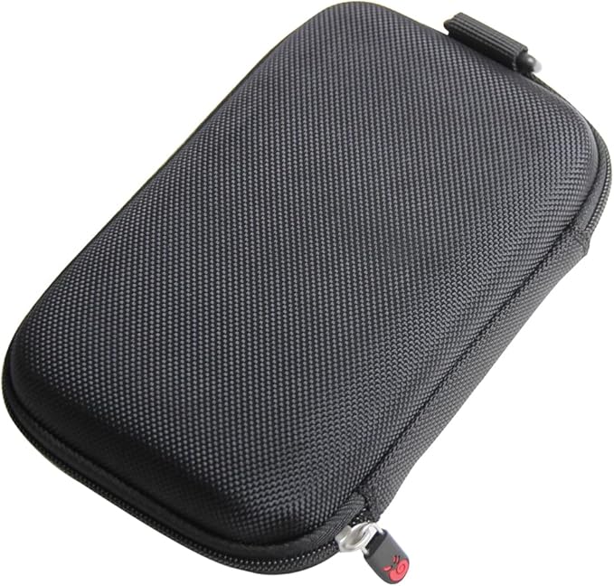 Hermitshell Hard Travel Case for Samsung T7 Shield 2TB / 1TB / 4TB, Portable SSD, USB 3.2 Gen2 External Solid State Drive (Black, Case for 2 Hard Drives)
