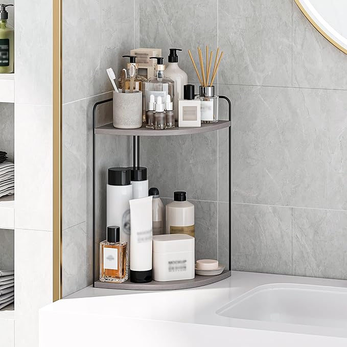 Bathroom Counter Organizer,Countertop Organizer,Vanity Organizers,Bathroom Storage,Bathrooms Sink Organizers,Counter Shelf,Corner Counter,Corner Shelves