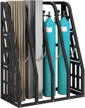Vertical Bar Rack 1500 LB Capacity, 4 Bays Storage Rack 47" W x 24" D x 60" H, Long Parts Metal Rack, Lumber Conduit Pipe Storage Rack for Garage Storage, Black