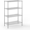 21" Deep x 42" Wide x 64" Height Wire Shelving Kit | 4-Tier | NSF Commercial Storage Rack Unit