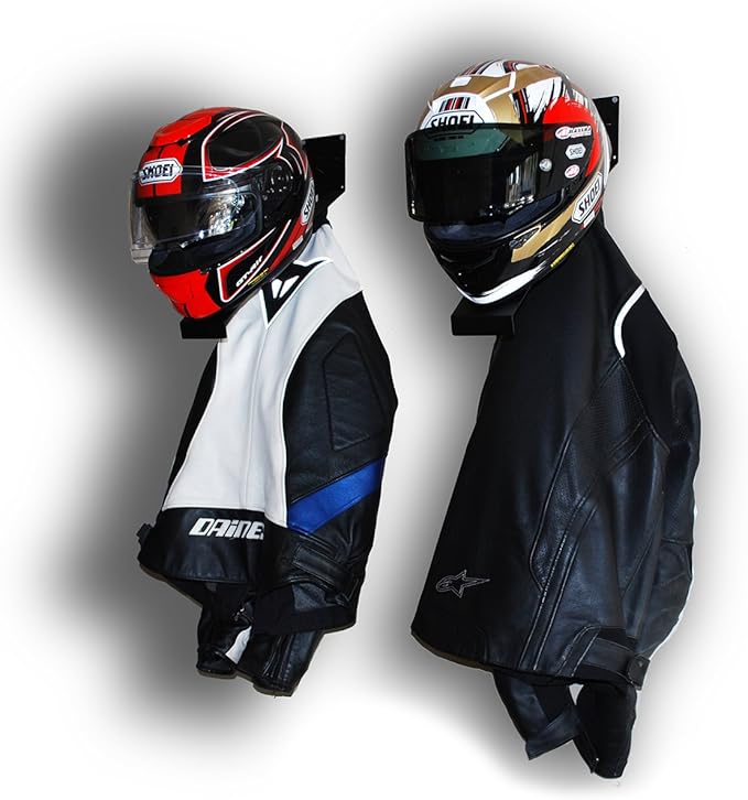 Motorcycle Helmet Holder - Helmet Wall Mount - Rack - Display - Storage Rack - Made in USA