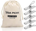 40 Pack Wire Clothes Pins Heavy Duty Outdoor, Stainless Steel ClothesPins for Hanging Clothes, Metal Clothes Pegs, Clothing Clips, Laundry Pins 1.8mm Diameter 6cm Long