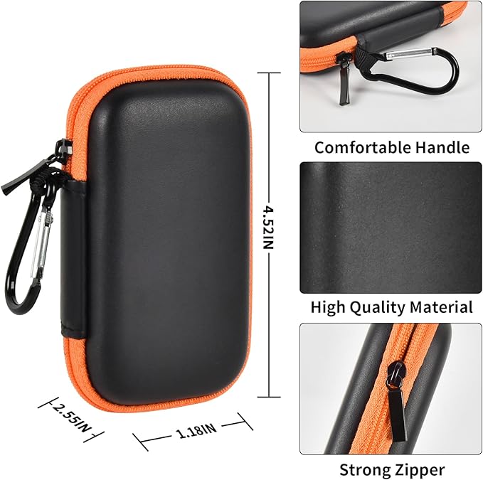 Case Compatible with SanDisk 1TB 2TB 4TB 500GB/ for PRO Extreme Portable SSD External Solid State Hard Drive, Memory Card SD SDXC SDHC Card Storage Holder Organizer (Box Only) (Box Only)
