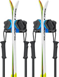 Ski & Snowboard Wall Rack, Ski Wall Mount & Ski Rack Wall Mount for Garage Space-Saving, Winter Gear Organizer, Fits Any Ski or Snowboard, Nonslip Ski Holders, Garage Organization, 2 Pack