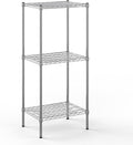 18" Deep x 24" Wide x 54" Height Wire Shelving Kit | 3-Tier | NSF Commercial Storage Rack Unit