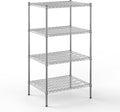 24" Deep x 30" Wide x 54" Height Wire Shelving Kit | 4-Tier | NSF Commercial Storage Rack Unit
