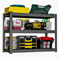 BESFUR 36" H Garage Shelving, 1500LBS 5-Tier Heavy Duty Storage Shelves and Metal Shelving Unit, Adjustable Metal Storage Shelves, for Warehouse Pantry Closet Garage,16"*36"*36"