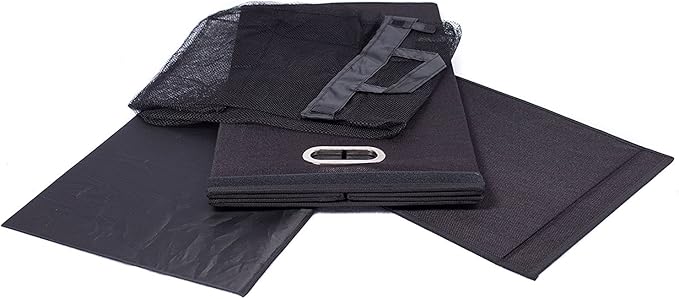 BIRDROCK HOME Single Laundry Hamper with Lid and Removable Liner | Linen | Easily Transport Laundry | Foldable Hamper | Cut Out Handles