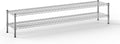 14" Deep x 72" Wide x 14" Height Wire Shelving Kit | 2-Tier | NSF Commercial Storage Rack Unit