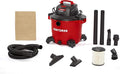 CRAFTSMAN CMXEVBE17595 16 Gallon 6.5 Peak HP Wet/Dry Vac, Heavy-Duty Shop Vacuum with Muffler Diffuser and Dusting Brush