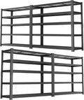 Storage Shelves, Garage Shelving Heavy Duty 2800 LBS Capacity, 48"L x 18"W x 72"H Adjustable Metal Shelving Organizer Wire Rack, 5 Tier Utility Shelf Unit for Pantry Closet Warehouse Organization