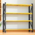 torage Shelves,Garage Shelving Heavy Duty Metal Adjustable Garage Shelves, Shelving Units Industrial Shelving for Warehouse (Yellow and Black, W59.1*D19.7*H78.7)