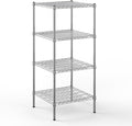 24" Deep x 24" Wide x 54" Height Wire Shelving Kit | 4-Tier | NSF Commercial Storage Rack Unit