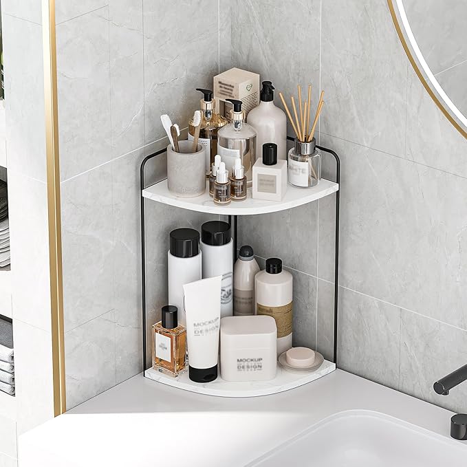 Bathroom Counter Organizer,Countertop Organizer,Vanity Organizers,Bathroom Storage,Bathrooms Sink Organizers,Counter Shelf,Corner Counter,Corner Shelves