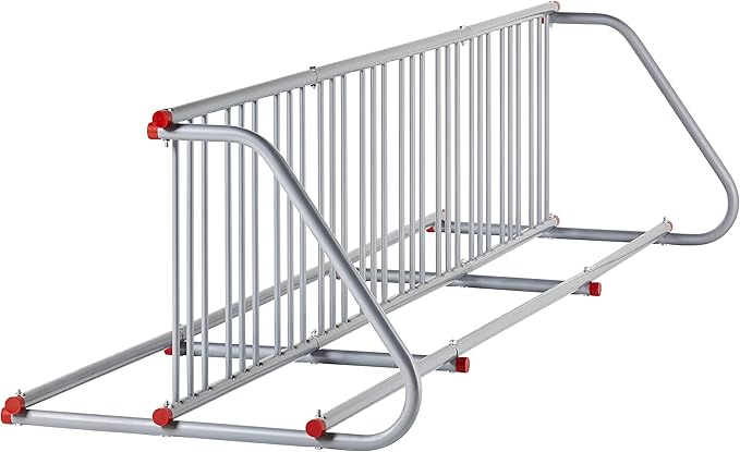 Retrospec Commercial Grid Bike Rack - Single & Double Sided - Bicycle Storage Stand for Garages, Stores, Schools & Universities Power Coated Steel