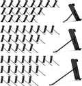 HUHOLE Black Gridwall Hooks 2 Inch, 4 Inch, 6 Inch, 60PC Heavy Duty Grid Wall Accessory, Durable Grid Wall Hook Solution for Tool Organization, Garagre, Retail Display, Hooks for Gridwall Panel