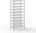 21" Deep x 36" Wide x 86" Height Wire Shelving Kit | 10-Tier | NSF Commercial Storage Rack Unit