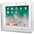 TABcare Anti-Theft Acrylic VESA Enclosure for Apple iPad mini 6 8.3" 2021 with Free Wall Mount Kit & 90-Degree Angle USB C Charge Cable (iPad mini 6 8.3", Red)