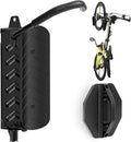 INNO STAGE 1-Pack Swivel Bike Wall Mount Rack, Heavy Duty Bike Rack, Garage Bike Rack & Indoor Bike Rack Solution, Bike Wall Hanger Holds 66 lbs, Space-Saving Vertical Storage for Bicycles