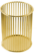 Gold Metal Pen Holder Cup for Desk Makeup Brushes Pencil Holders Home Office Organizer