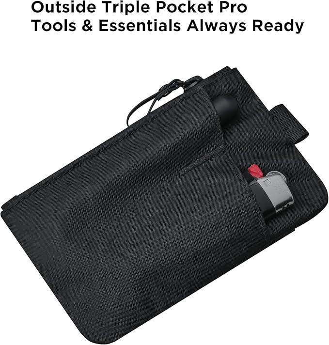 ALPAKA Elements Tech Case and Zip Pouch Pro - Travel Organizer Pouch for Electronics, Cables, EDC with Weatherproof Fabrics - Minimalism Zipper Wallet - RFID Blocking ID Card Holder